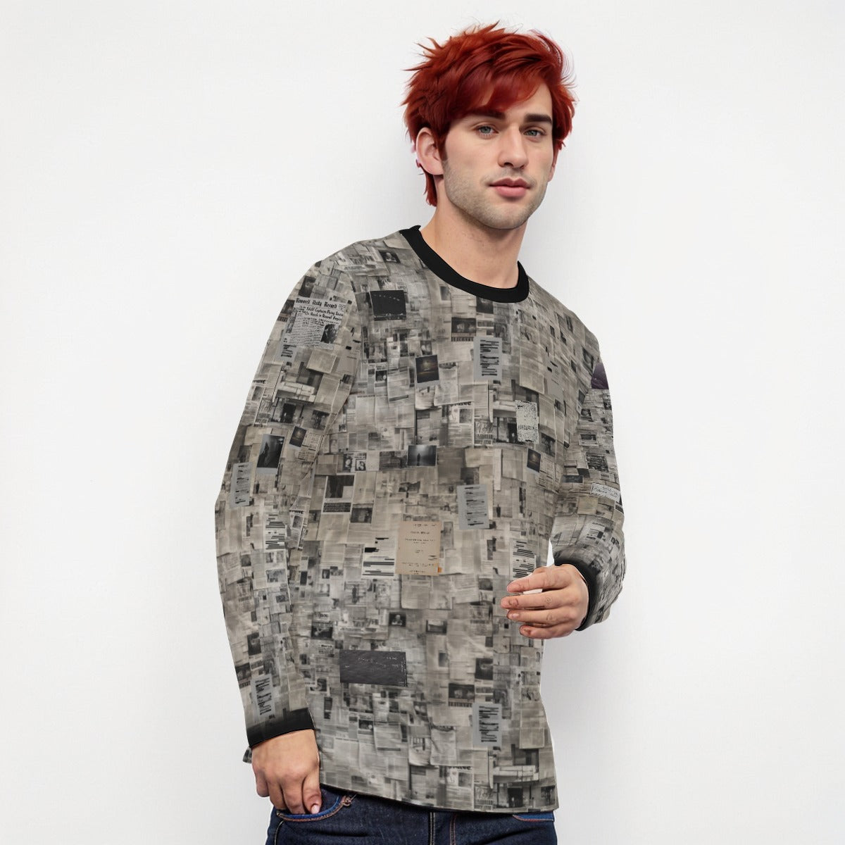 UFO Long Sleeve Cotton T-Shirt