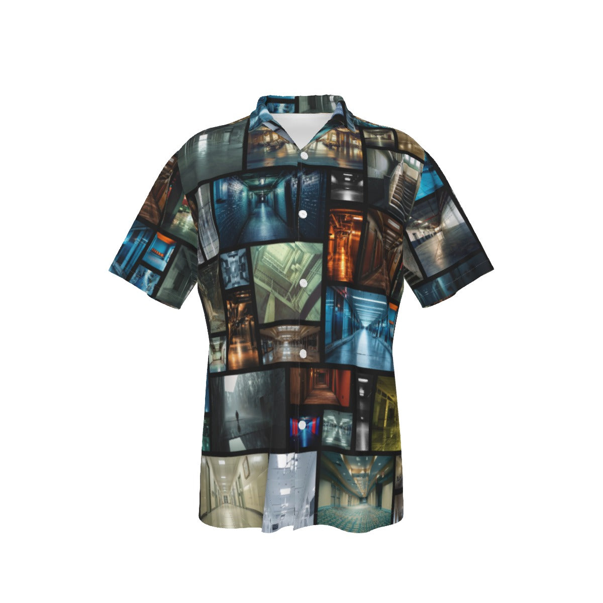 Liminal Spaces | Men's Hawaiian Shirt - Eerie Transitional Realms
