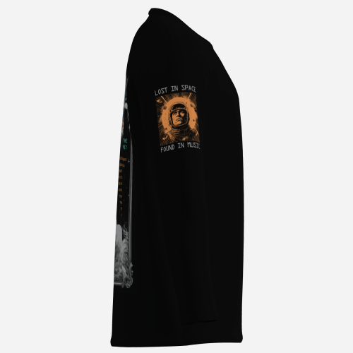 Intergalactic Meltdown long sleeve sci-fi concert shirt | 100% cotton (black)