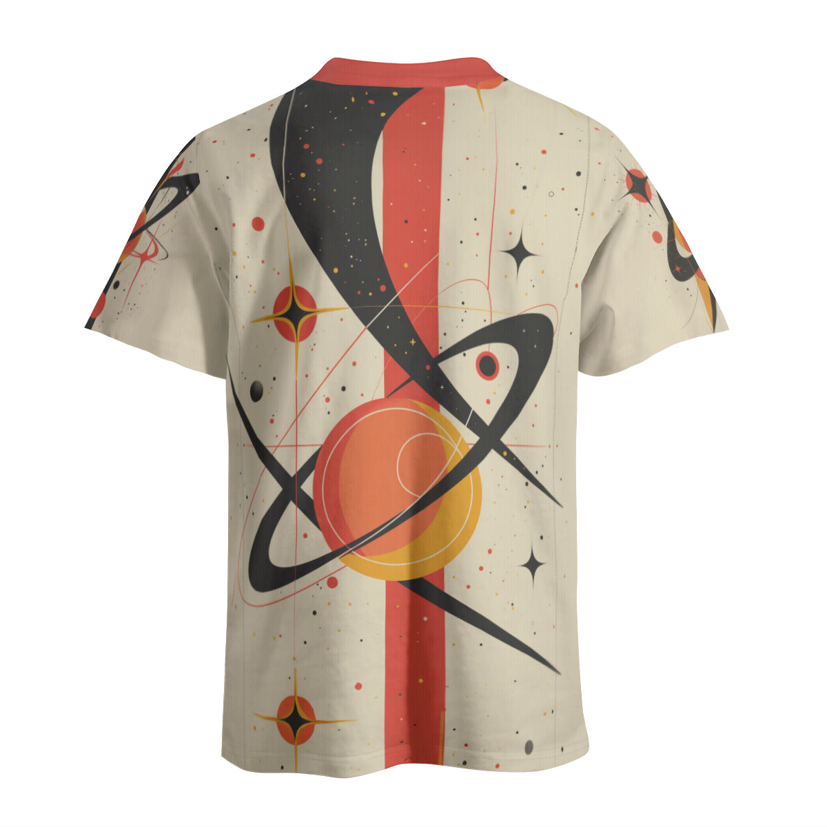Mid-Century Atomic T-Shirt – Retro Space-Inspired Design