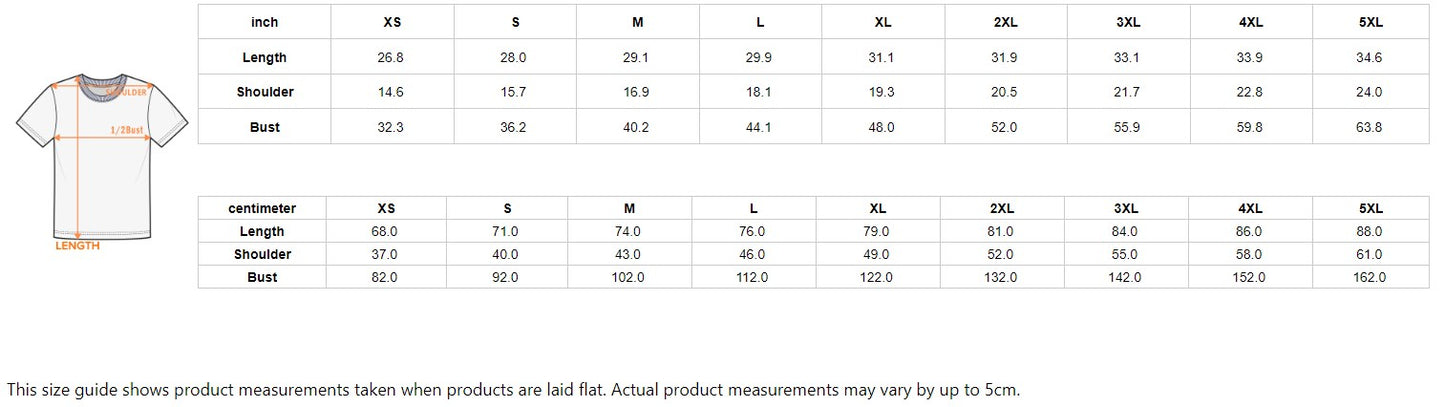 Kama Sutra Camouflage Sexy NSFW T-shirt size chart
