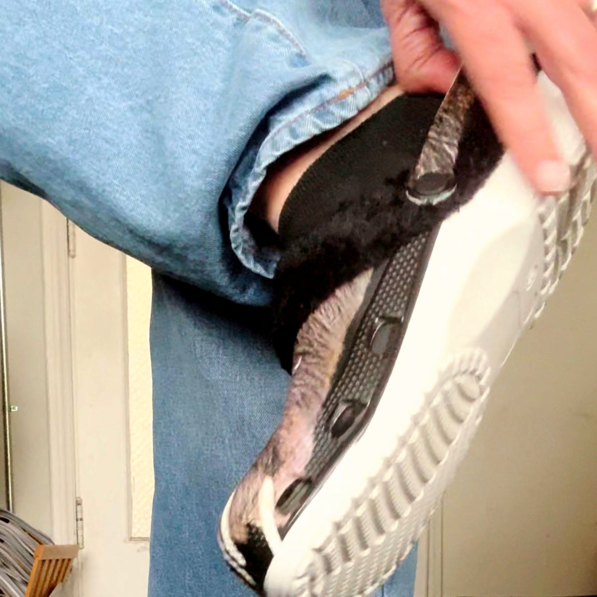 Bear Feet fur-lined clog slipper shoes