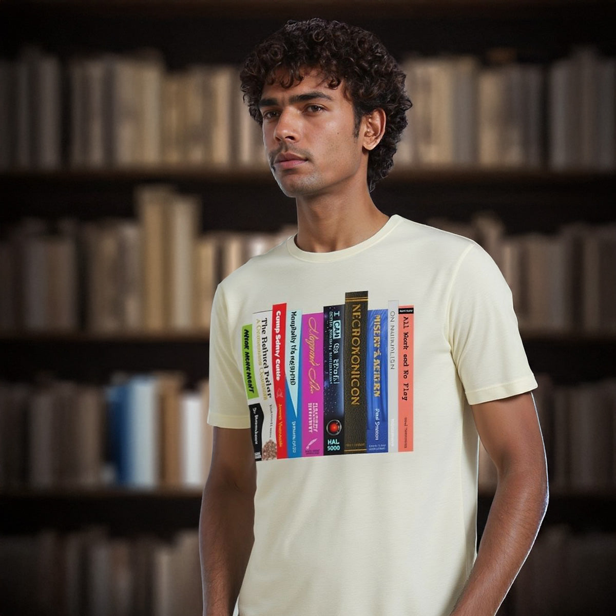 Fictional Books T-Shirt | Dark Humor Literary Parody Pop Culture Tee