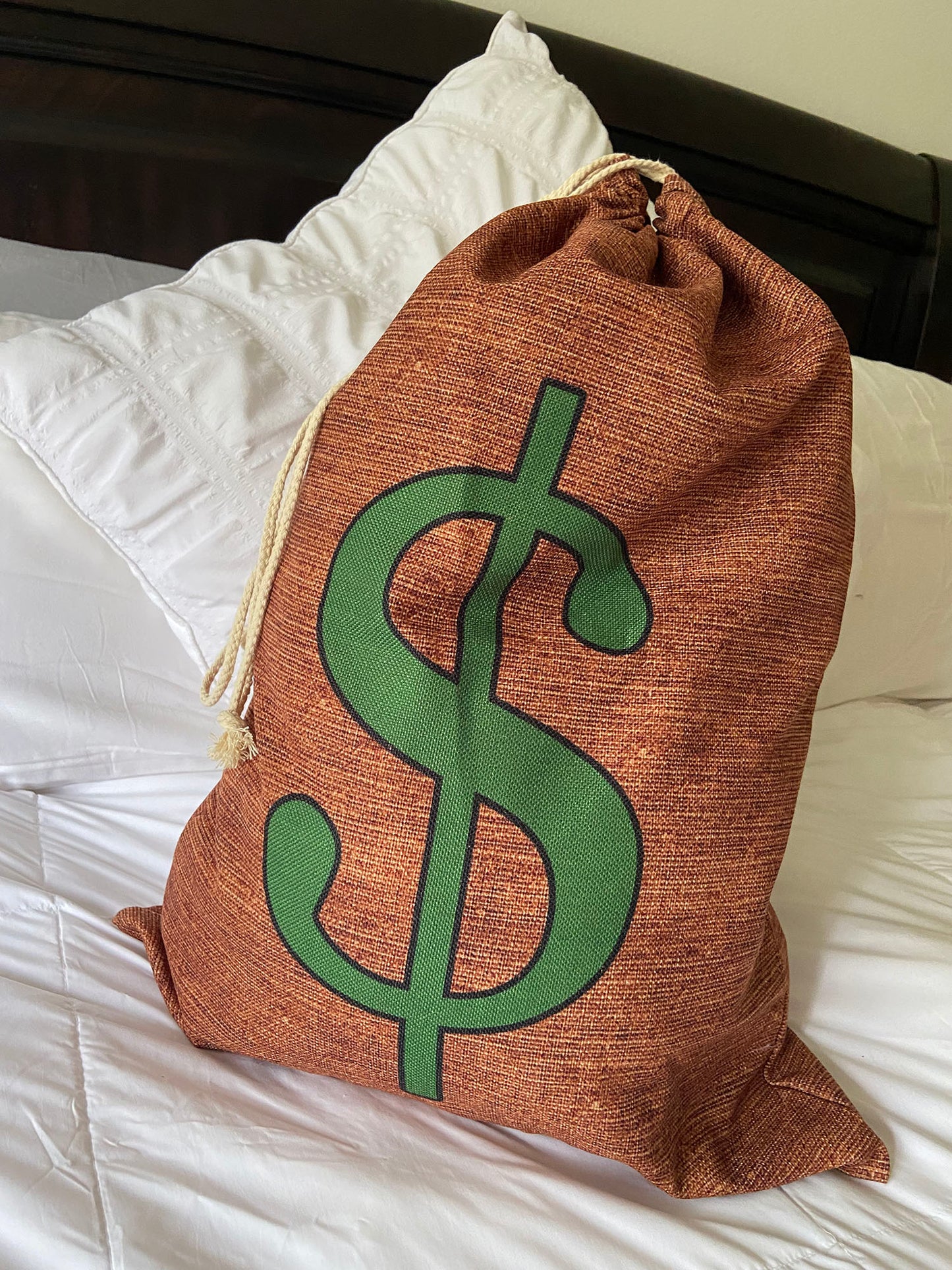 Mr. Moneybags laundry or dry cleaning bag