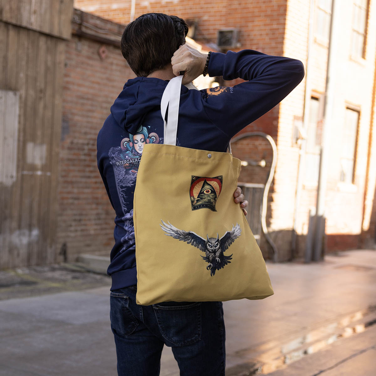 Illuminati Canvas Tote