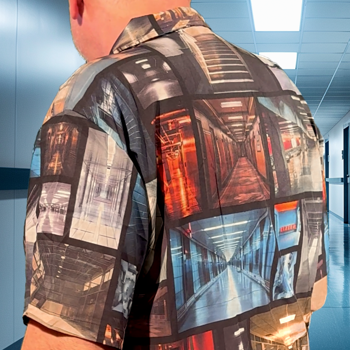 Liminal Spaces | Men's Hawaiian Shirt - Eerie Transitional Realms