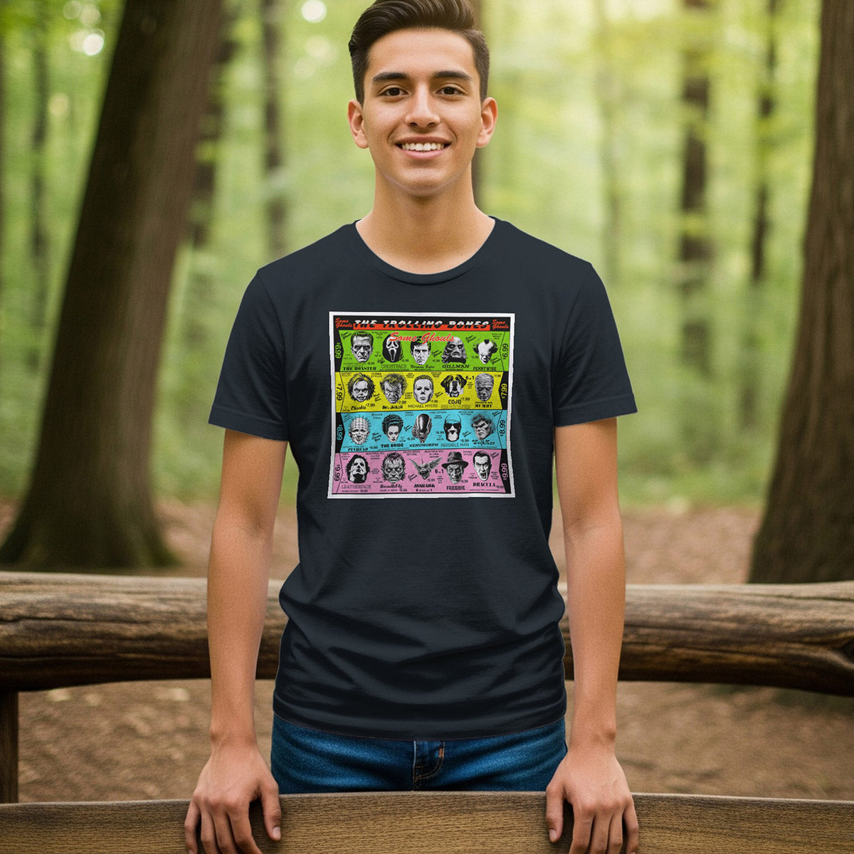 "Some Ghouls" Horror Rock Graphic Inspired by Rolling Stones Album Art, Men's 100% Cotton T-Shirt