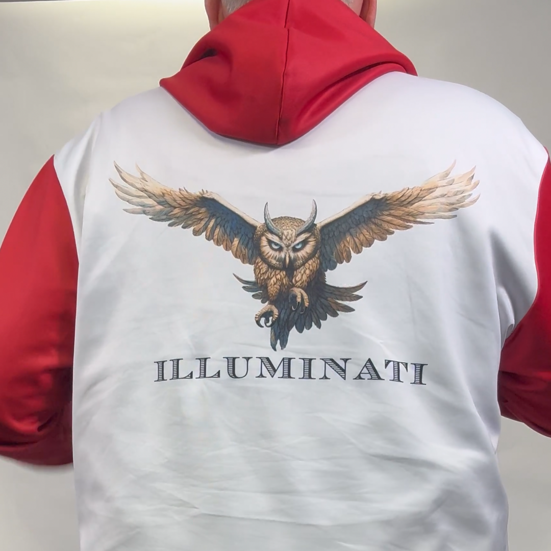 Illuminati Unisex Zipper Hoodie With Black Lining