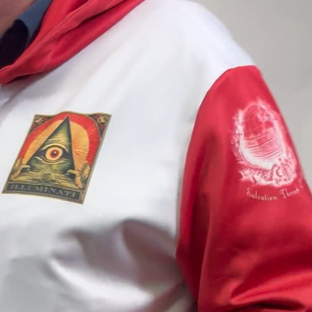 Illuminati Unisex Zipper Hoodie With Black Lining