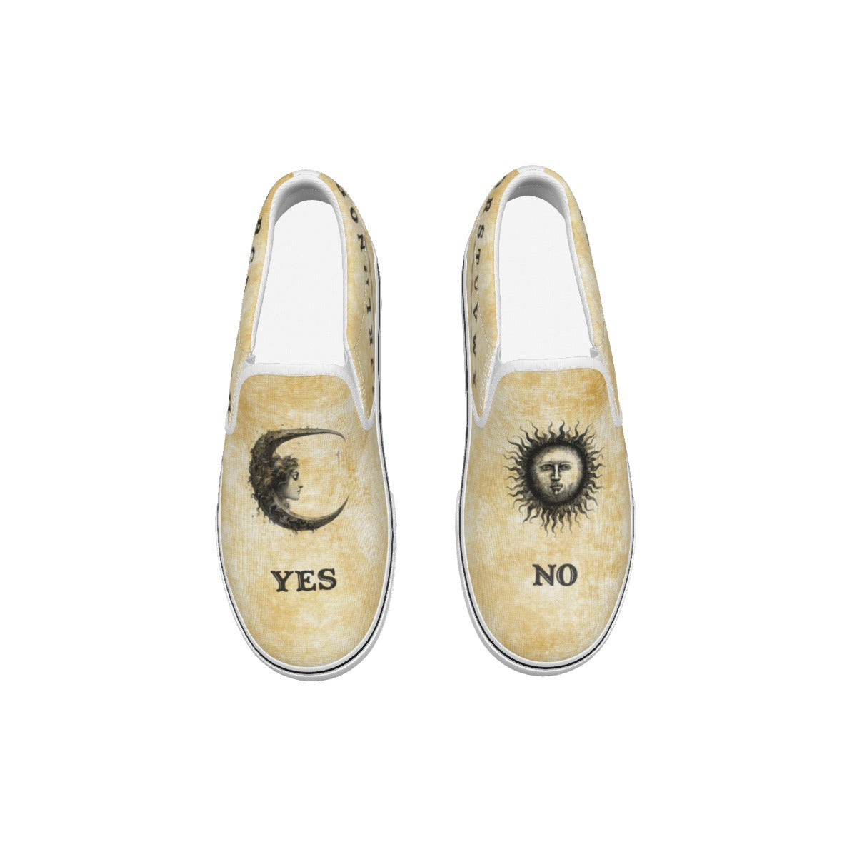 Men's Ouija Board Slip On Sneakers