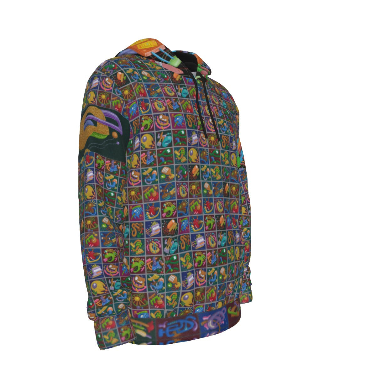 Wolverton Trippy Vastscheme | Fleece Pullover Hoodie