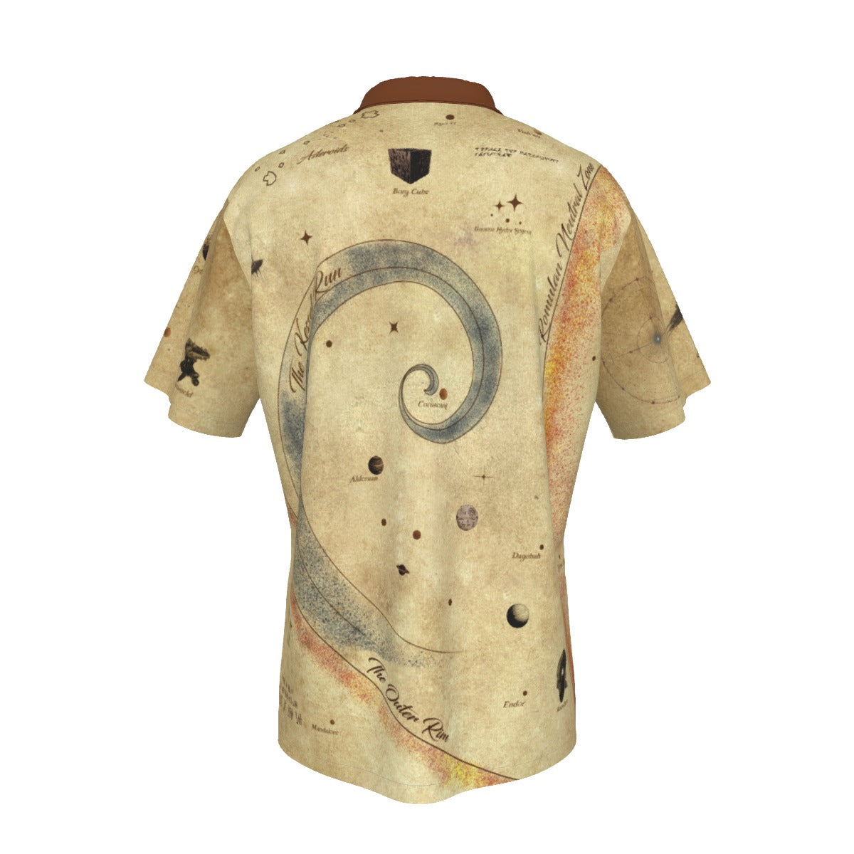 Space Pirate Treasure Map | Hawaiian Shirt