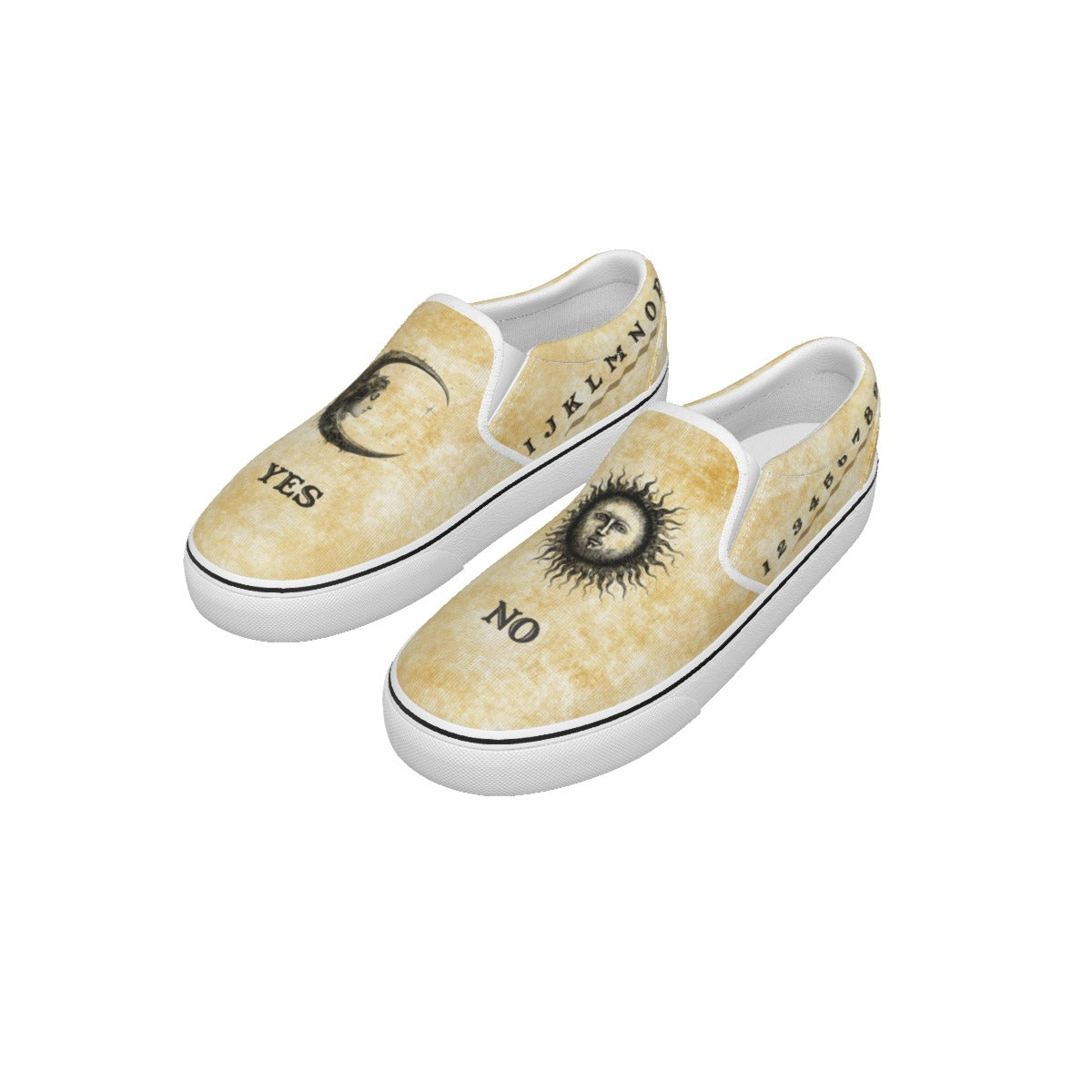 Men's Ouija Board Slip On Sneakers