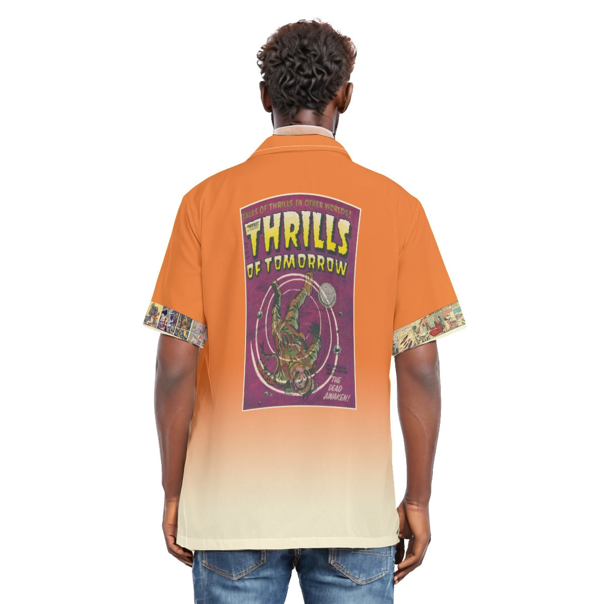 Science Fiction Comics Men's Hawaiian Shirt