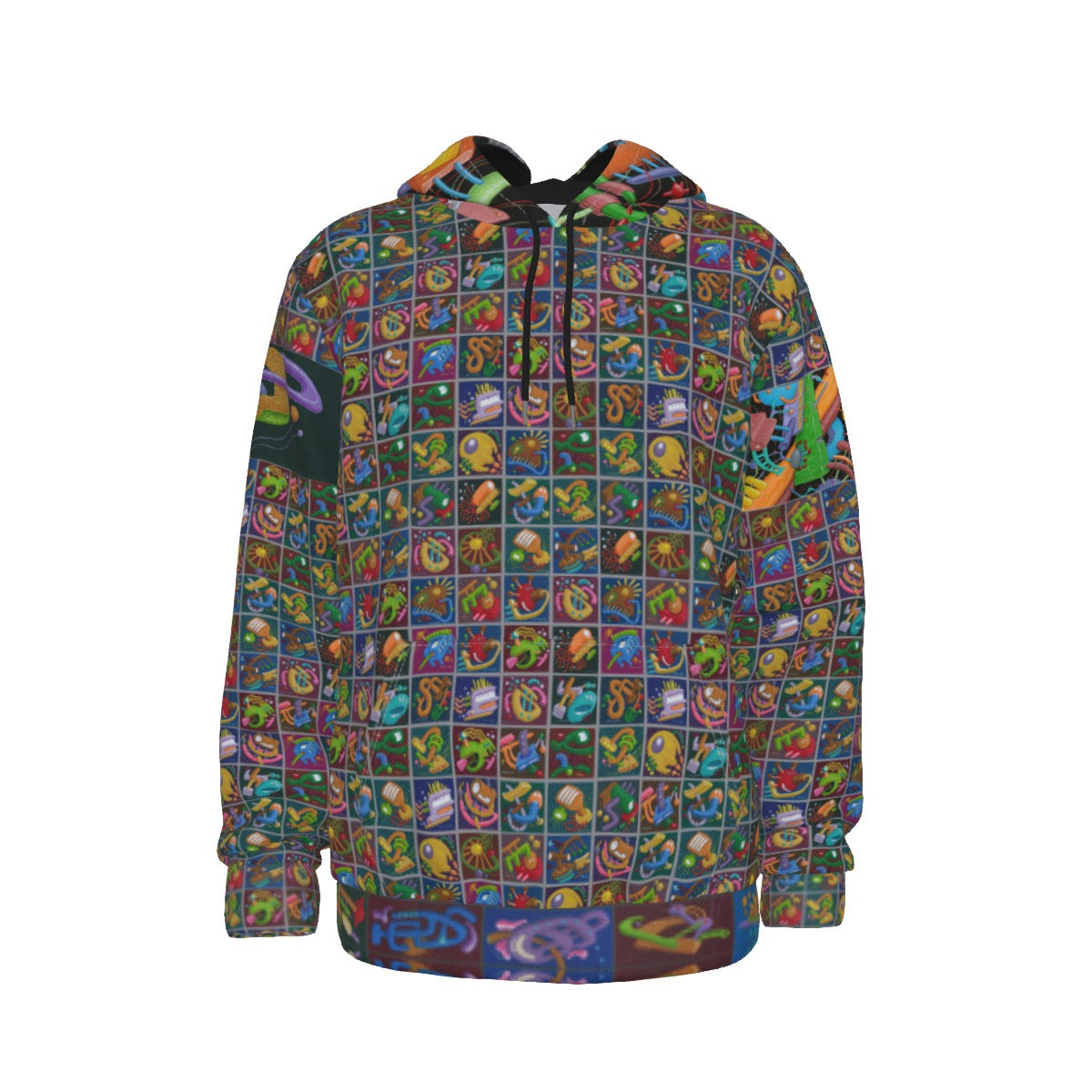 Wolverton Trippy Vastscheme | Fleece Pullover Hoodie