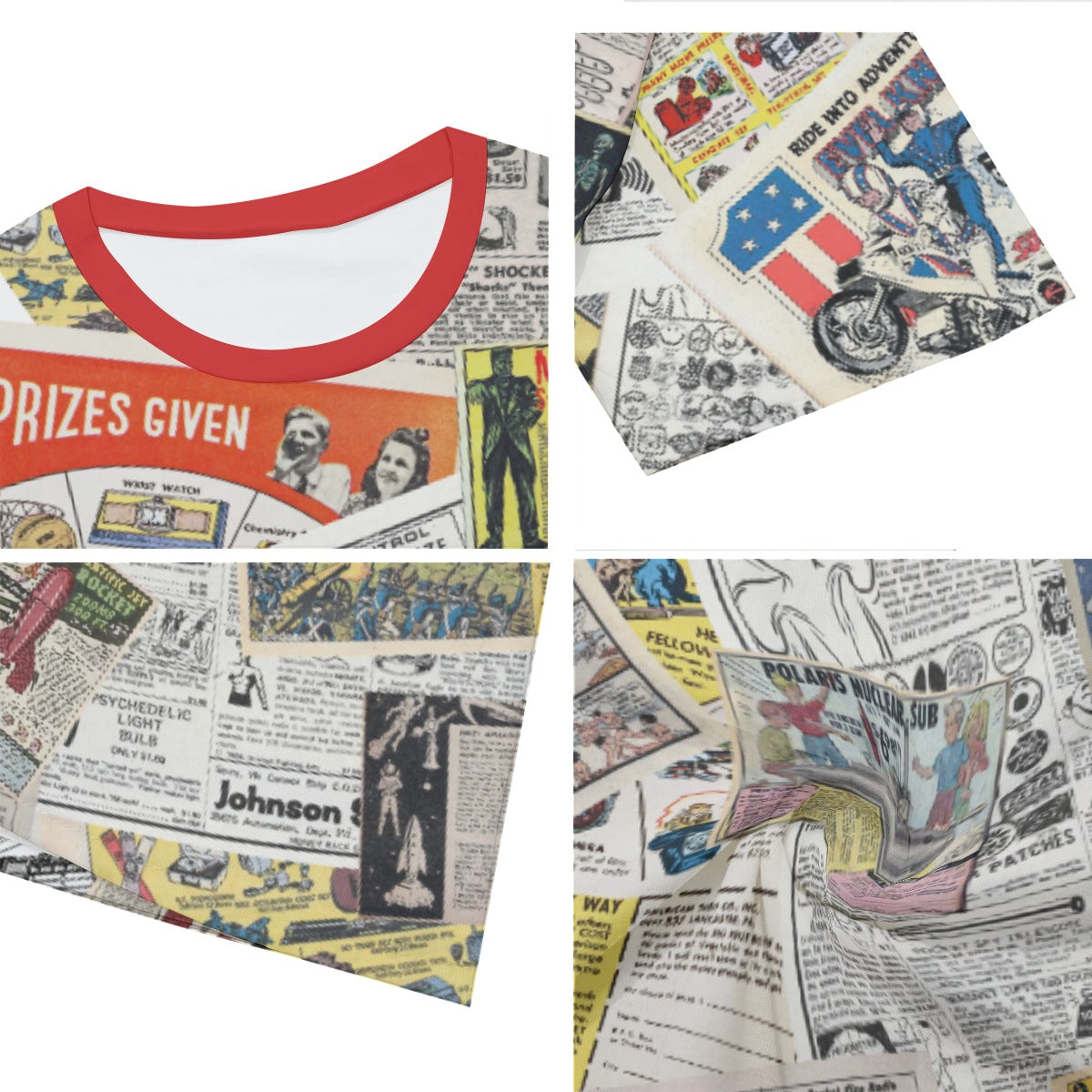 Comic Book Ads T-shirt details
