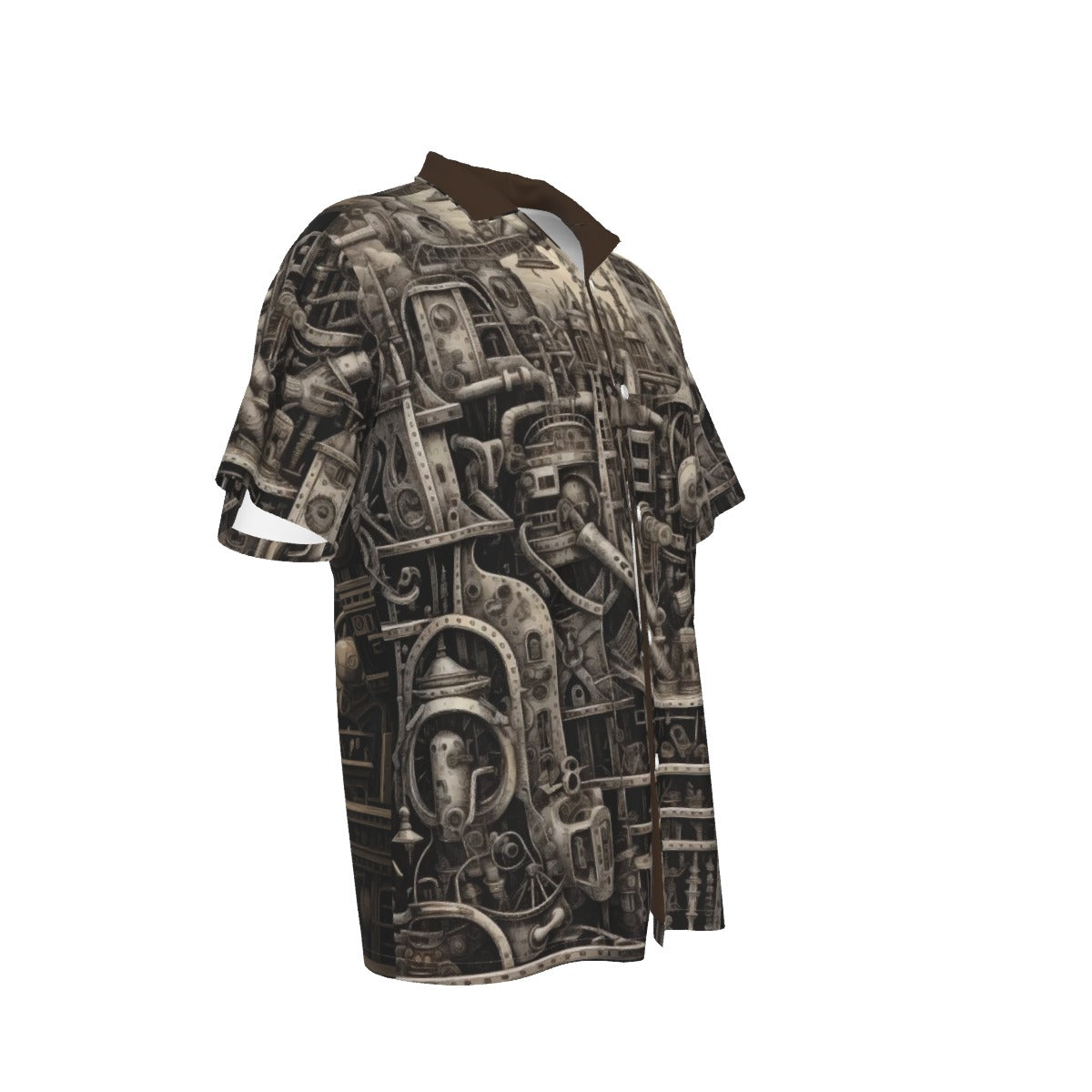 Steampunk City Men's Hawaiian Shirt
