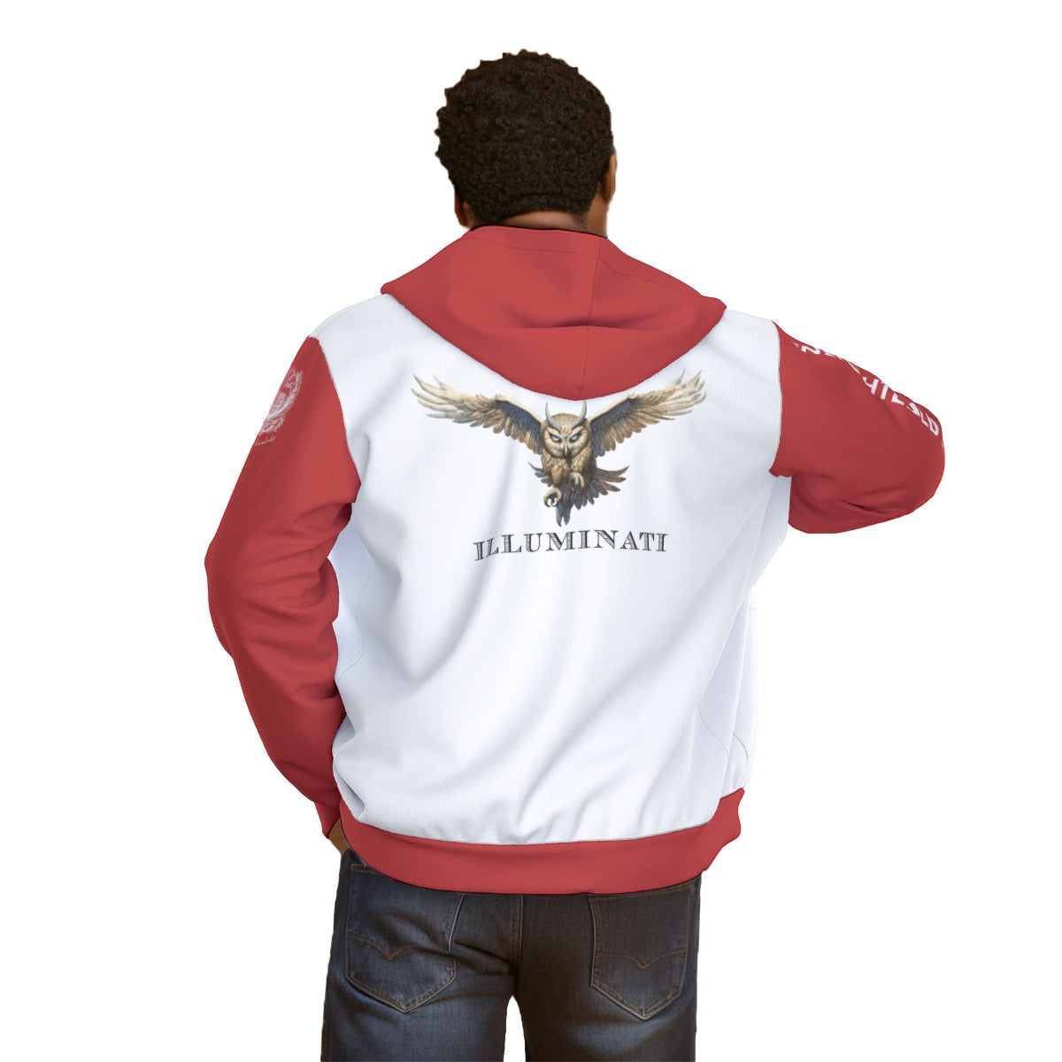 Illuminati Unisex Zipper Hoodie With Black Lining