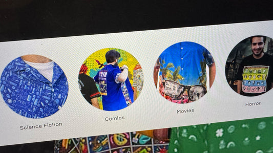 detailed closeup of Nerd Chic homepage
