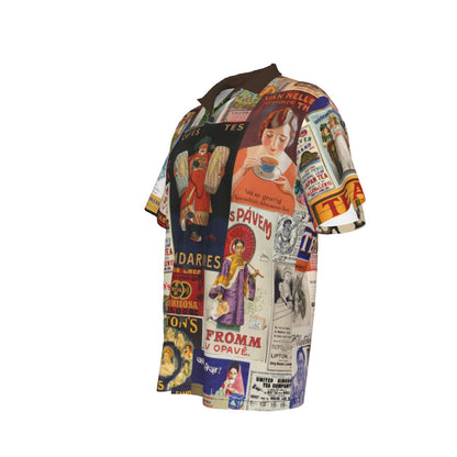 The Teashirt | Vintage Tea Art Hawaiian Shirt | Gift for Tea Lovers