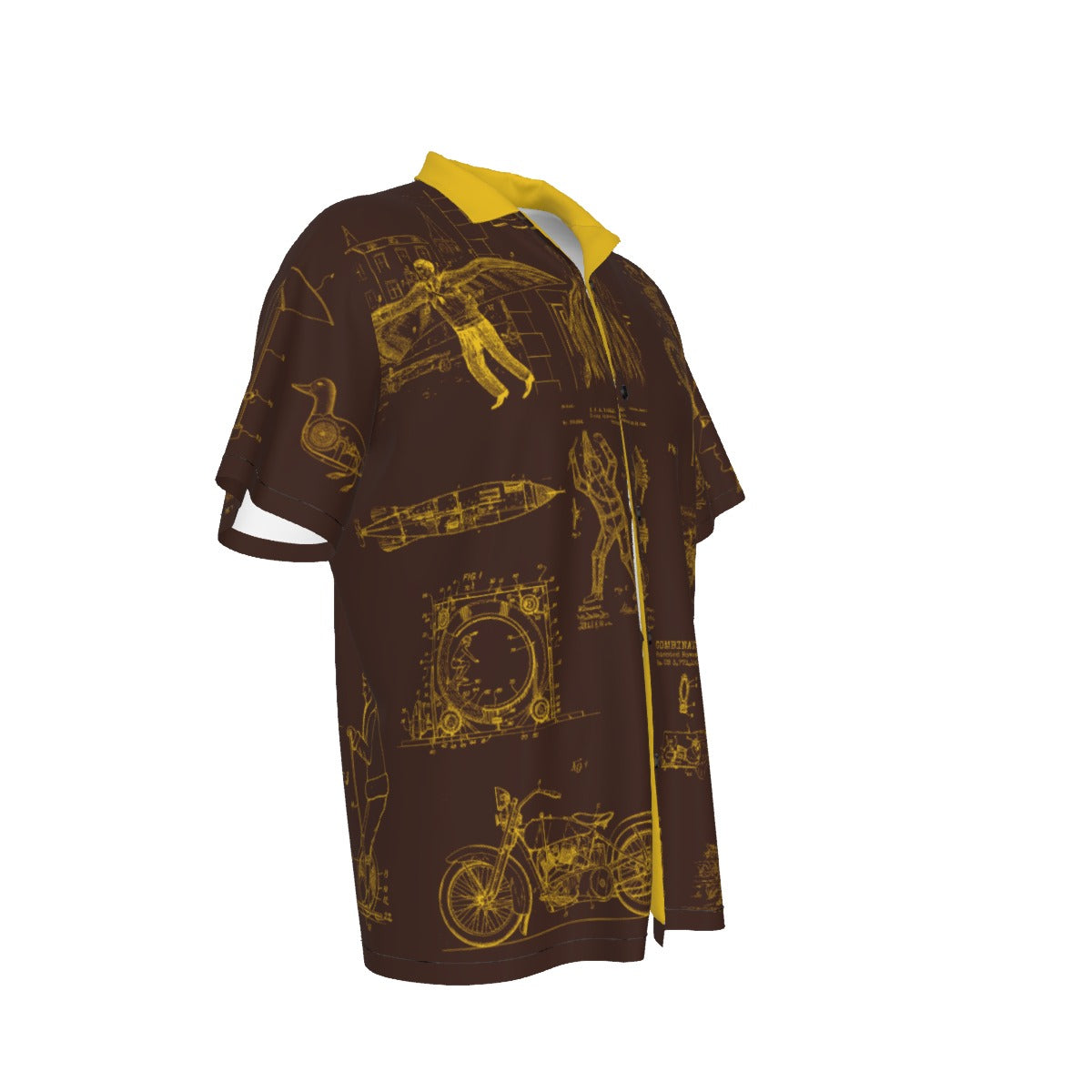 Vintage Patent Blueprint Shirt - Inventor's Gift for Engineers & Makers