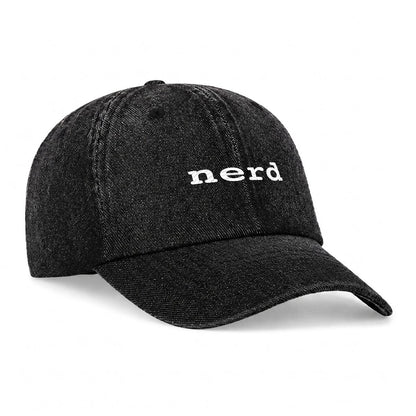 nerd Embroidered Baseball Cap