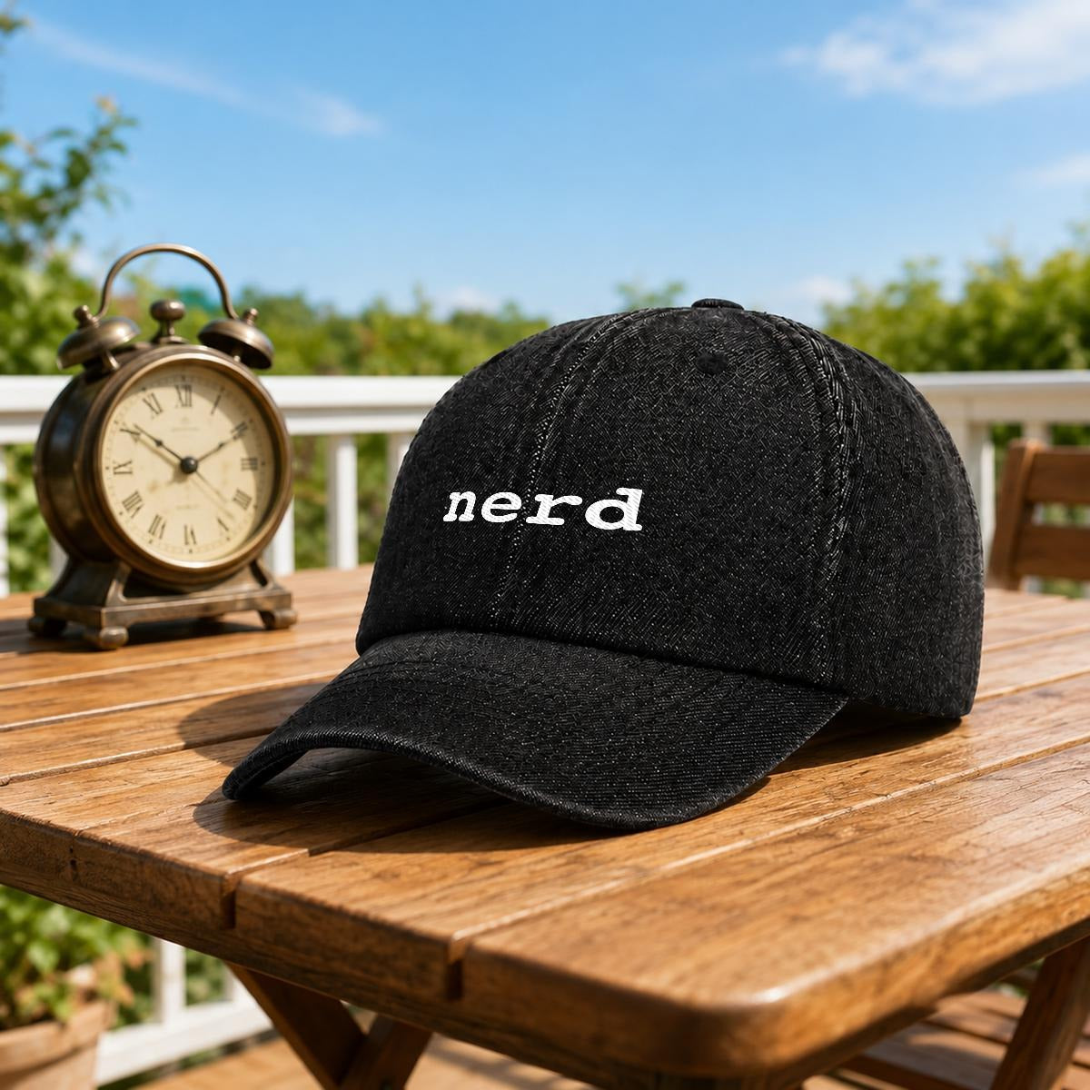 nerd Embroidered Baseball Cap