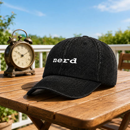 nerd Embroidered Baseball Cap