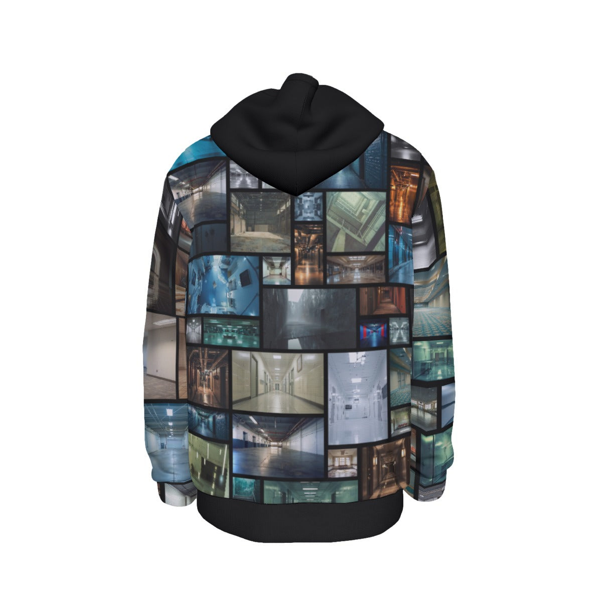 Liminal Spaces Fleece-Lined Hoodie - Eerie Transitional Realms