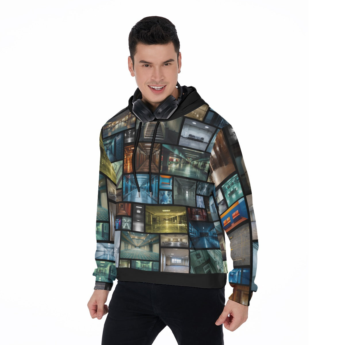 Liminal Spaces Fleece-Lined Hoodie - Eerie Transitional Realms