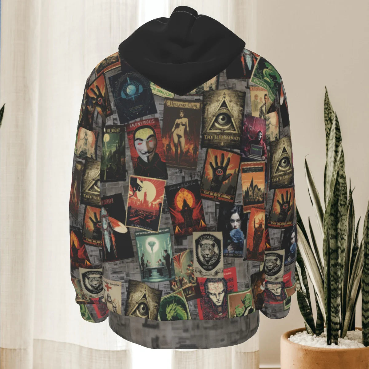 Conspiracy Theory Men's Lined Pullover Hoodie