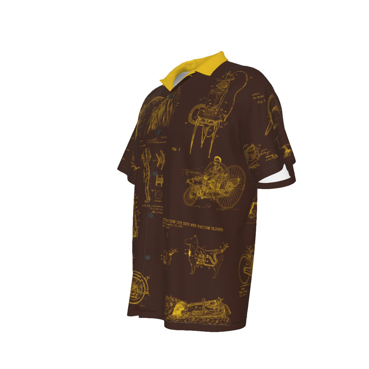 Vintage Patent Blueprint Shirt - Inventor's Gift for Engineers & Makers