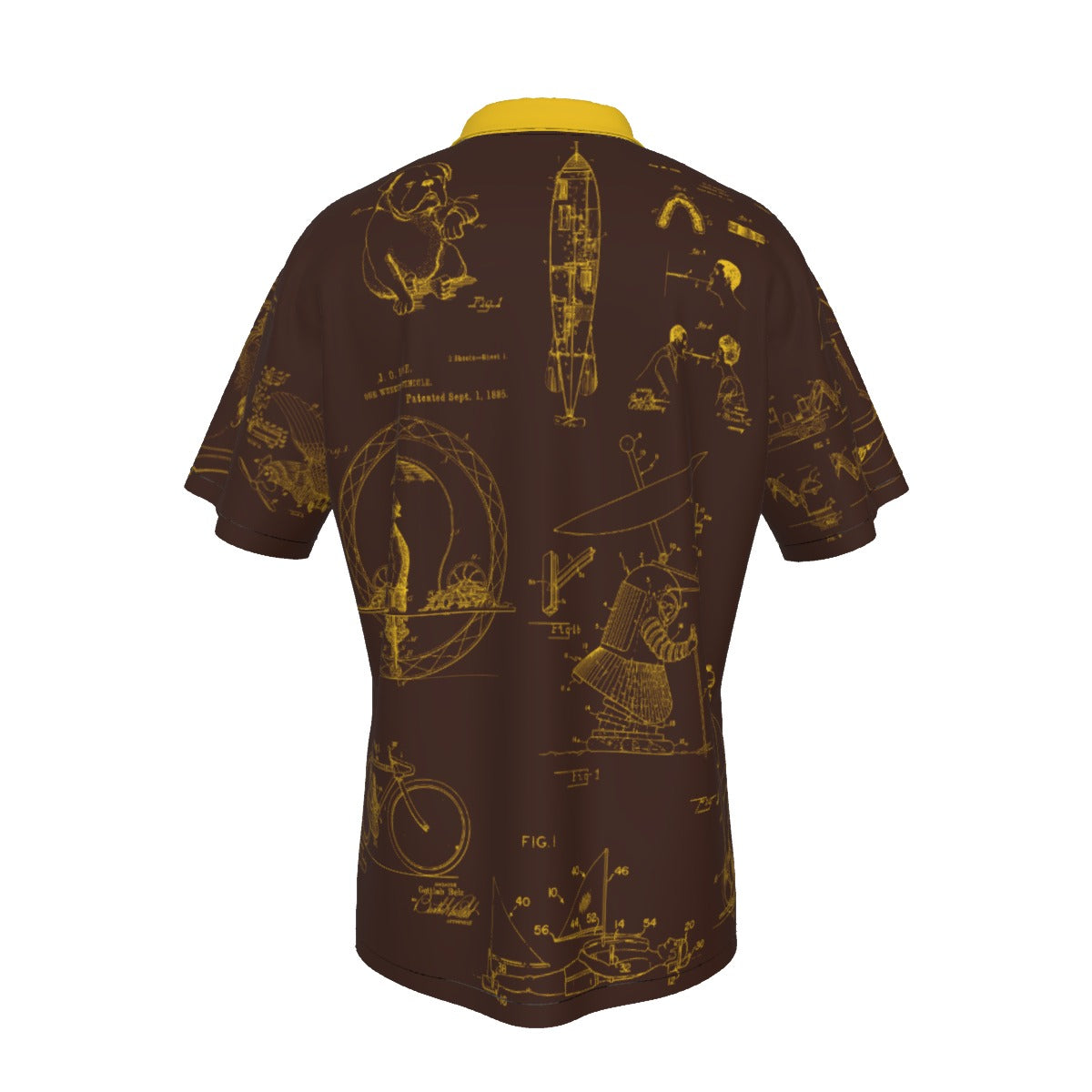 Vintage Patent Blueprint Shirt - Inventor's Gift for Engineers & Makers