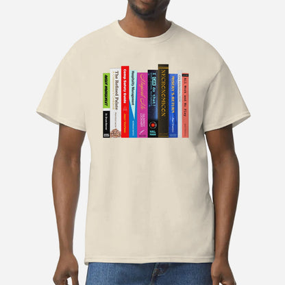 Fictional Books T-Shirt | Dark Humor Literary Parody Pop Culture Tee