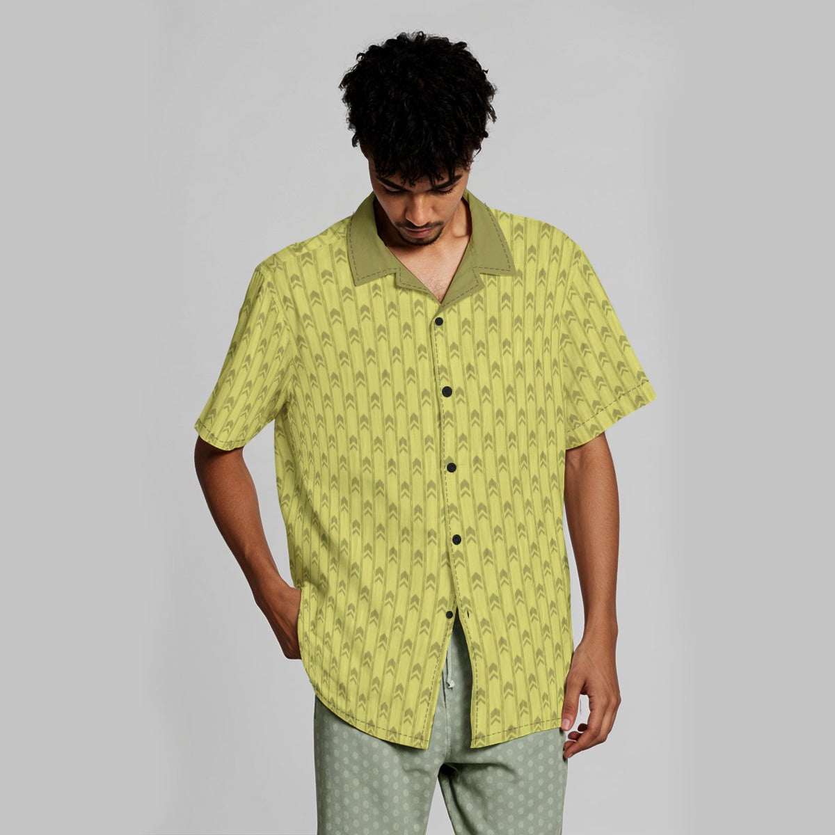 Backrooms Hawaiian Shirt | Liminal Level 0 Wallpaper Creepypasta Shirt