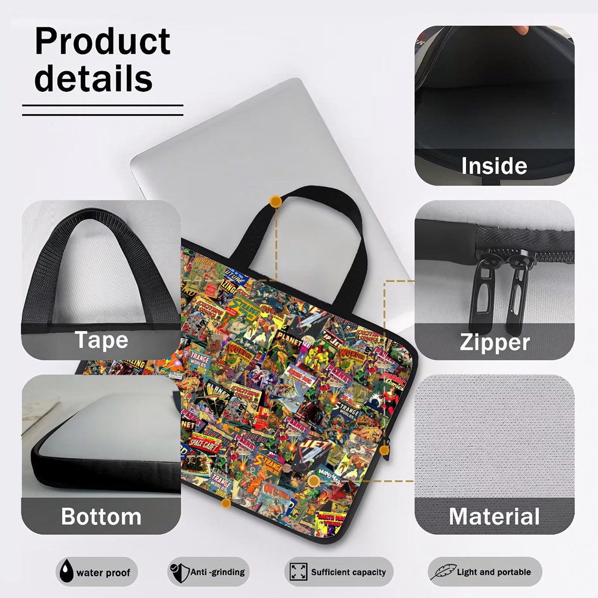 laptop bag details