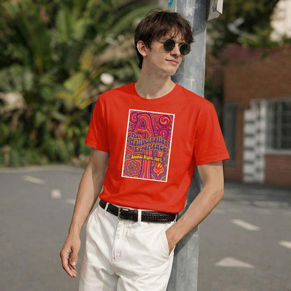 The Hallucination Experience T-Shirt | Funny AI Psychedelic 70s Concert Poster Tee