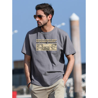 3 Things We Didn't Need to Worry About - Retro Childhood Fears Humor Shirt