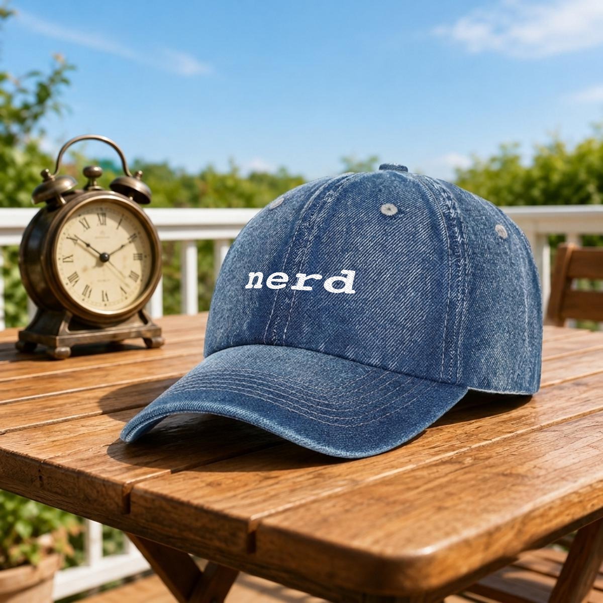 nerd Embroidered Baseball Cap