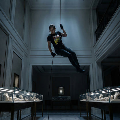 Crime Does Not Pay Golden Age Comic T-shirt - Vintage Noir Tee