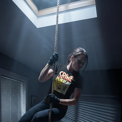 Crime Does Not Pay Golden Age Comic T-shirt - Vintage Noir Tee