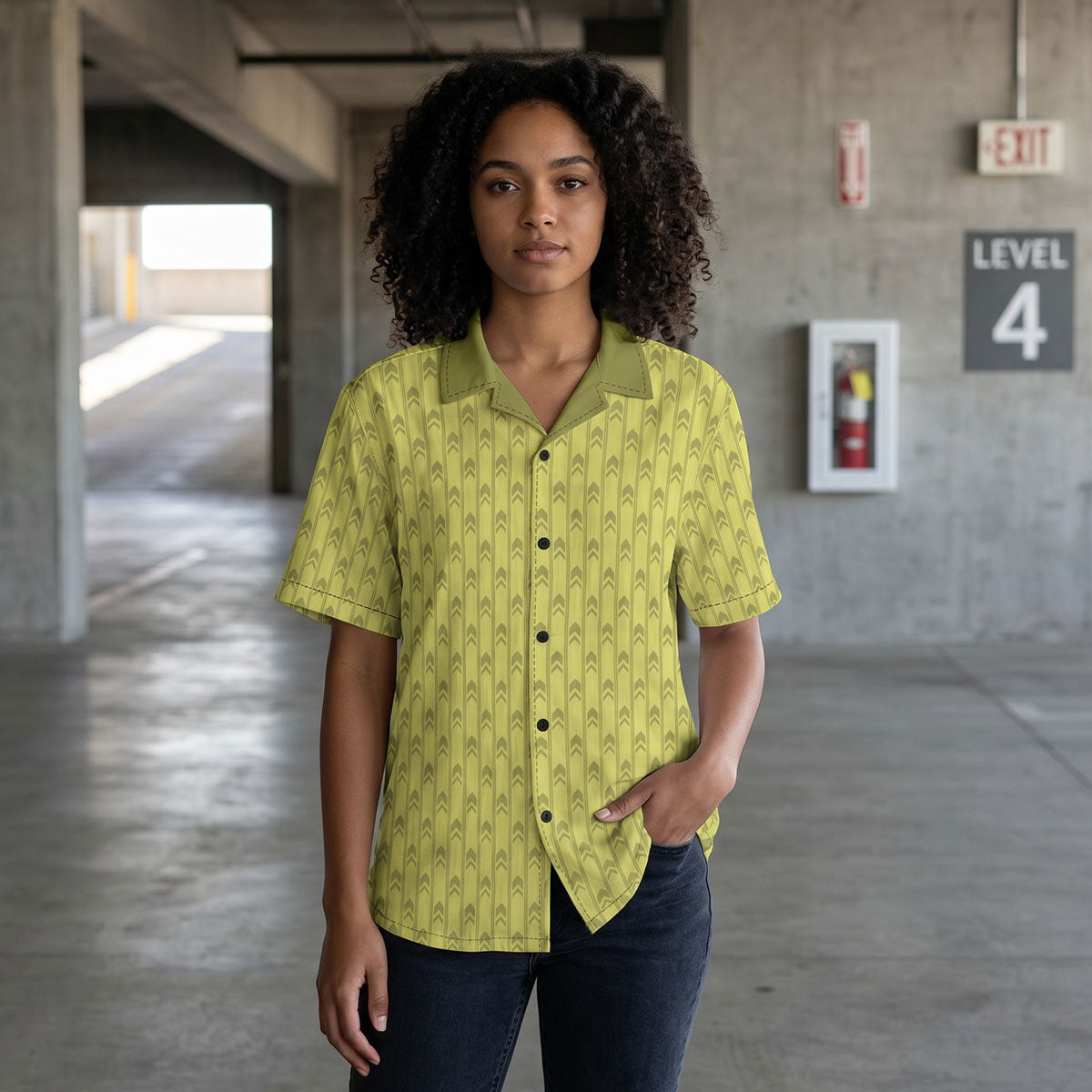 Backrooms Hawaiian Shirt | Liminal Level 0 Wallpaper Creepypasta Shirt