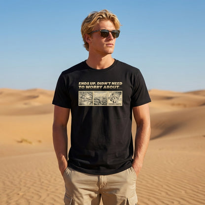 3 Things We Didn't Need to Worry About - Retro Childhood Fears Humor Shirt