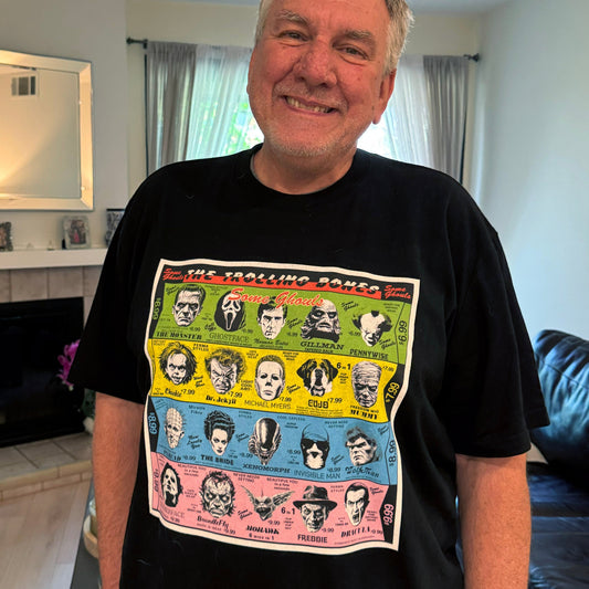 "Some Ghouls" Horror Rock Graphic Inspired by Rolling Stones Album Art, Men's 100% Cotton T-Shirt
