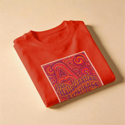 The Hallucination Experience T-Shirt | Funny AI Psychedelic 70s Concert Poster Tee