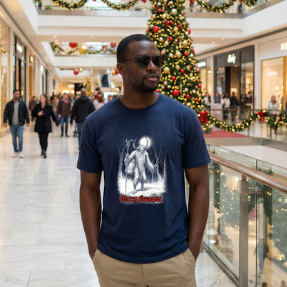 Merry Krampus Lightweight Cotton Tee | Festive Horror Fashion