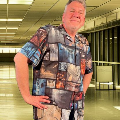 Liminal Spaces | Men's Hawaiian Shirt - Eerie Transitional Realms