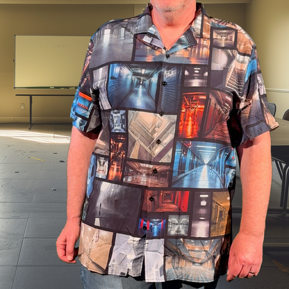 Liminal Spaces | Men's Hawaiian Shirt - Eerie Transitional Realms
