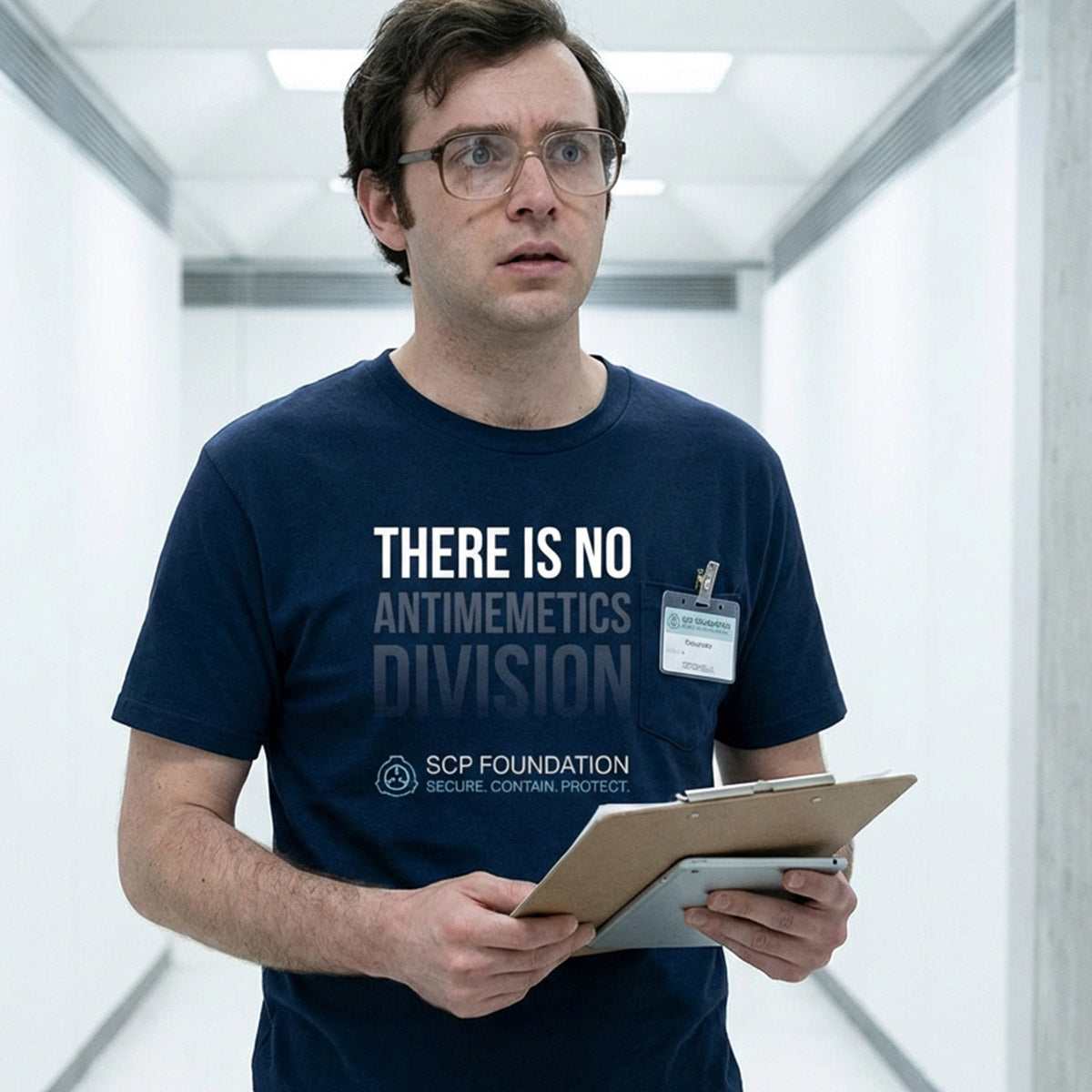 There Is No Antimemetics Division | SCP Foundation T-Shirt