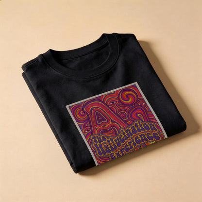 The Hallucination Experience T-Shirt | Funny AI Psychedelic 70s Concert Poster Tee